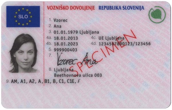 pregled za vozniško dovoljenje